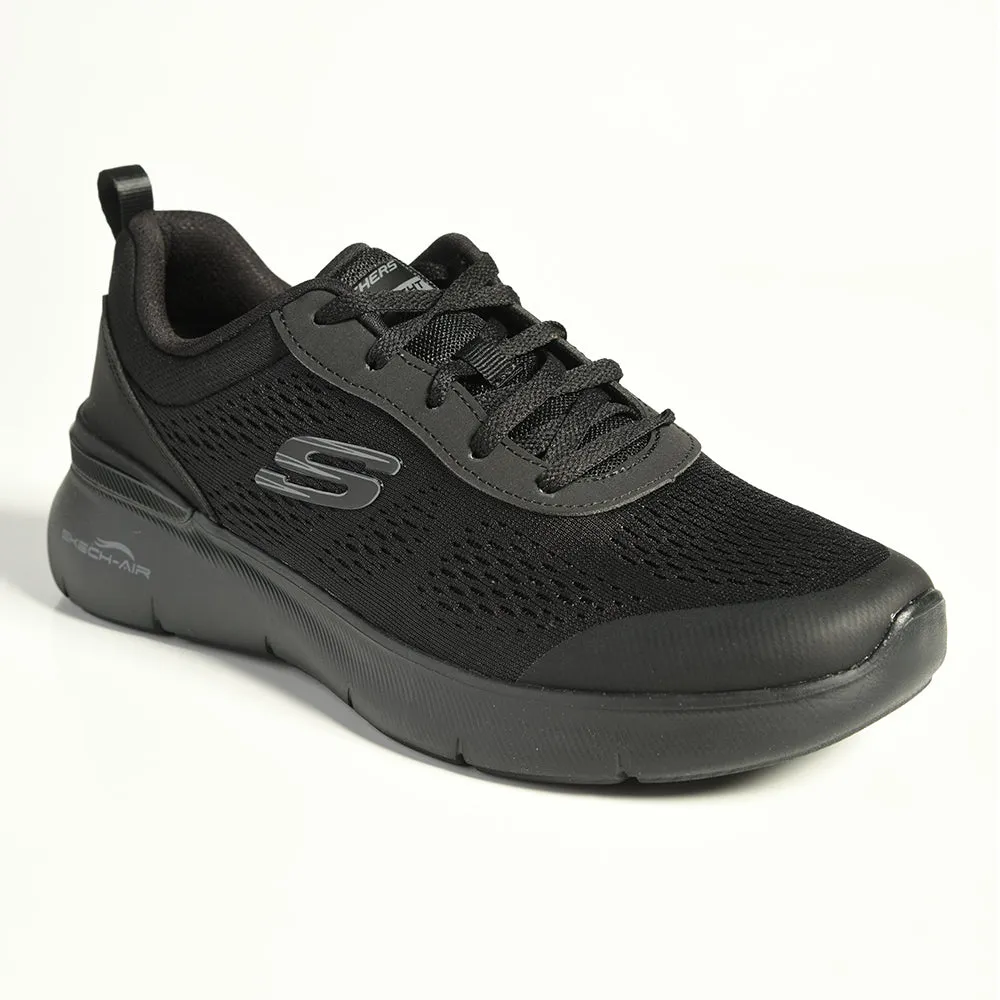 Skechers Skech-Air Dynamight 2.0 Lace Up Sneaker - Black Black