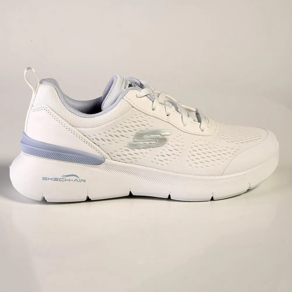 Skechers Skech-Air Dynamight 2.0 Lace Up Sneaker - White Light Blue