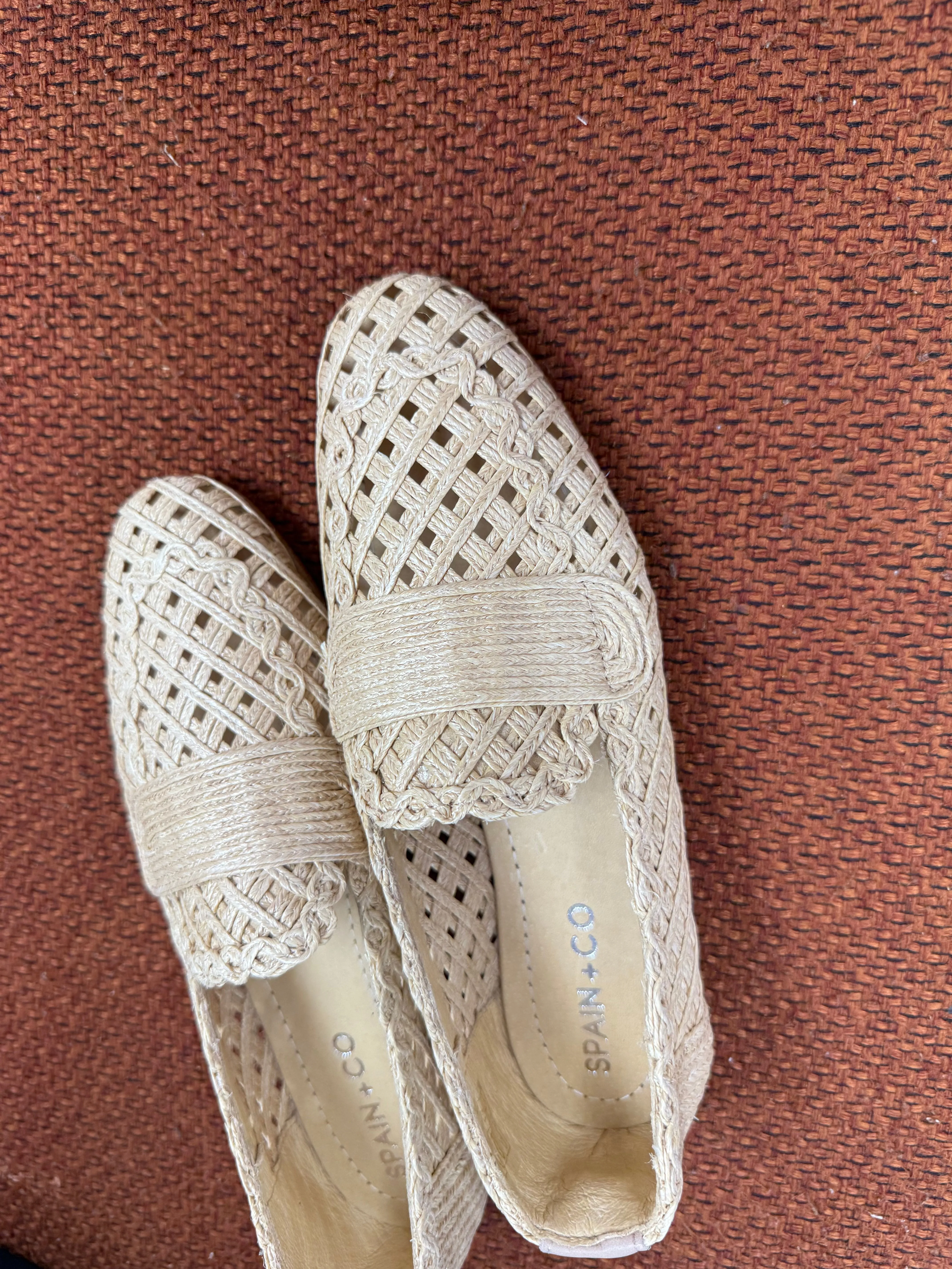 Spain Co Natural Wicker Penny Loafer