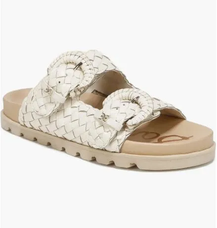 Tiffanie Slide Footbed Sandal Modern Ivory Leather