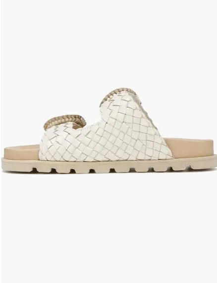 Tiffanie Slide Footbed Sandal Modern Ivory Leather