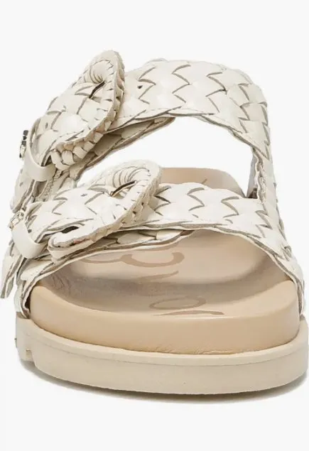 Tiffanie Slide Footbed Sandal Modern Ivory Leather