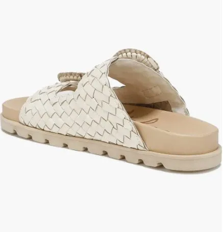 Tiffanie Slide Footbed Sandal Modern Ivory Leather