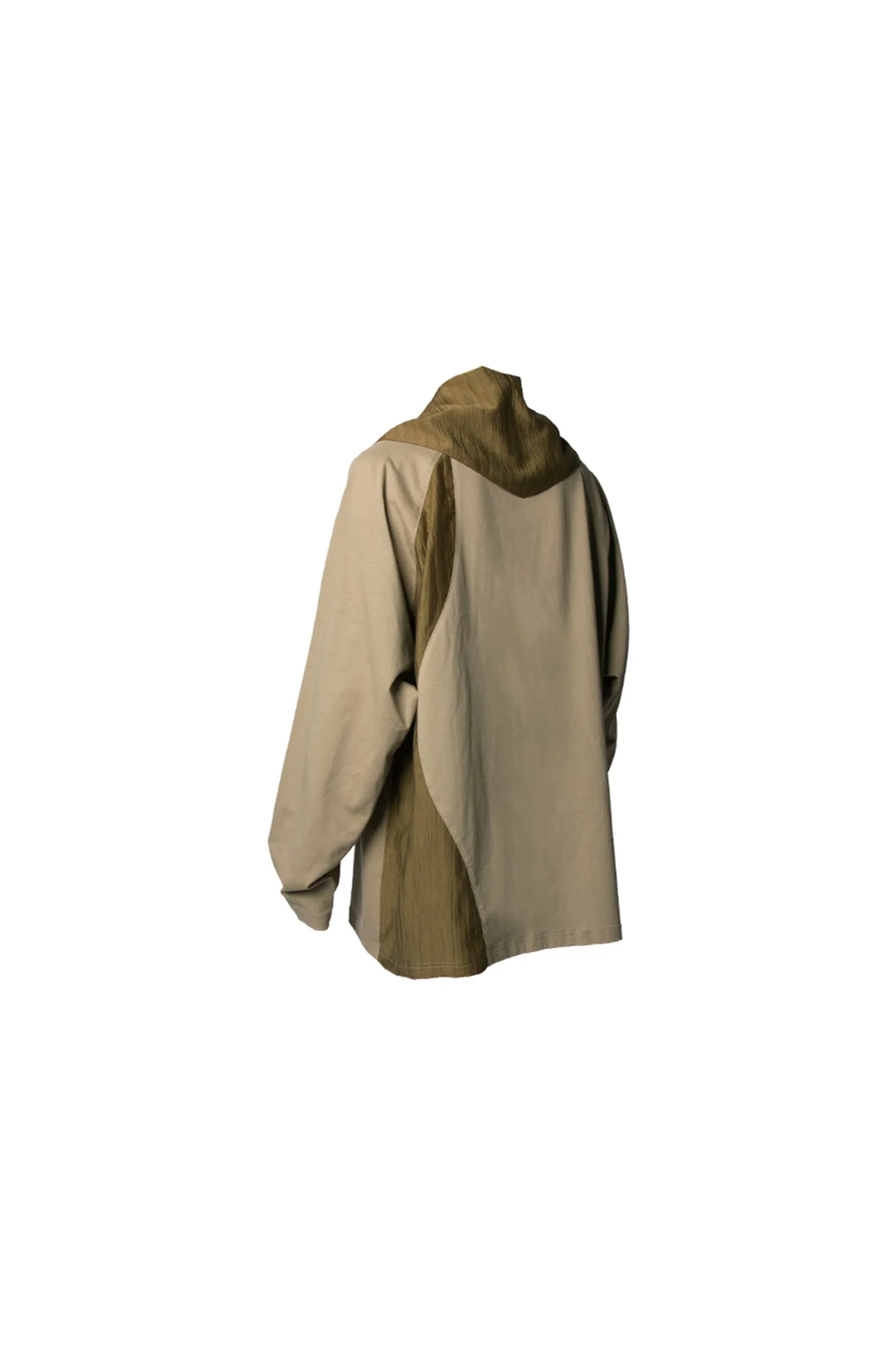 Triangle scarf long sleeve T-shirt