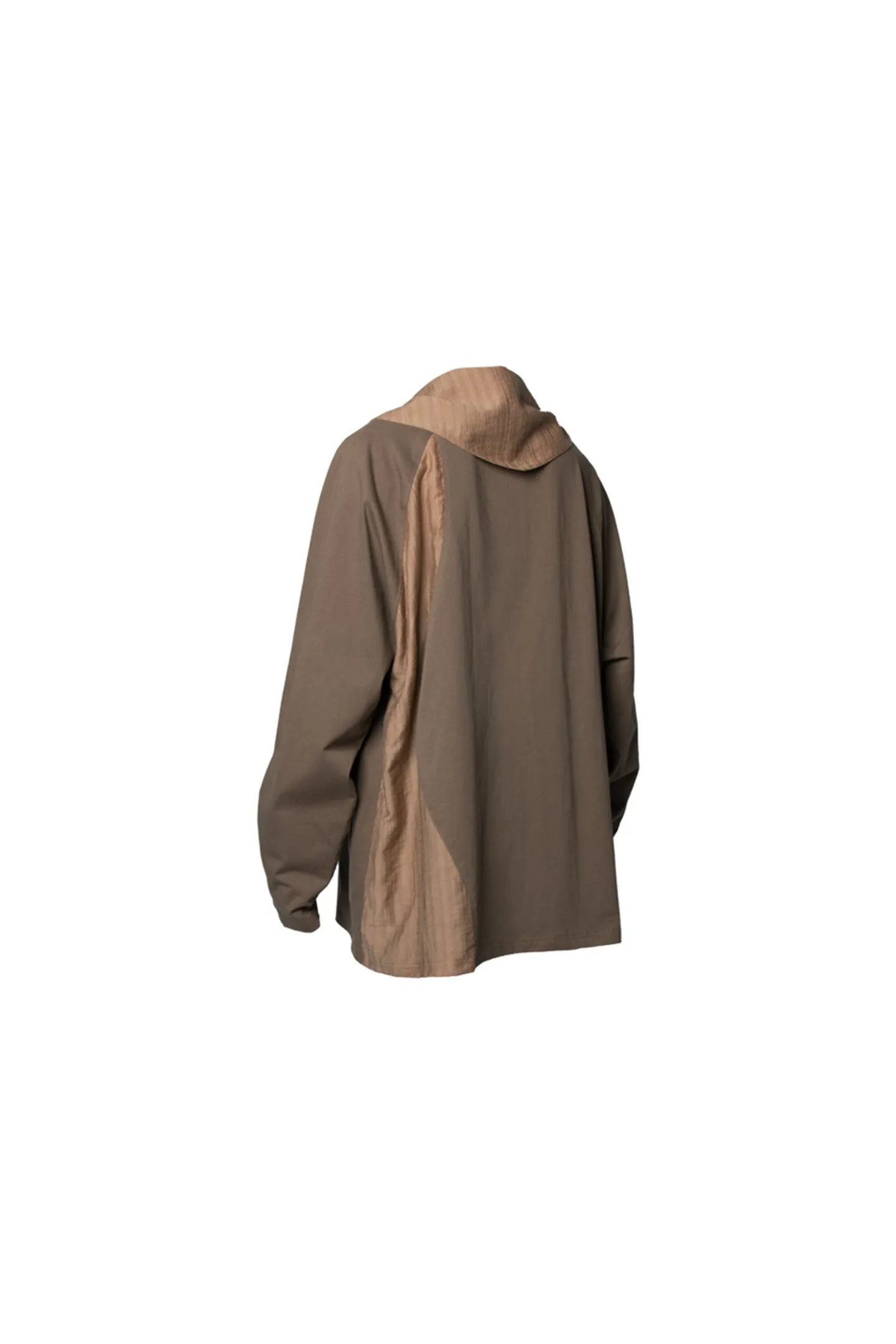 Triangle scarf long sleeve T-shirt
