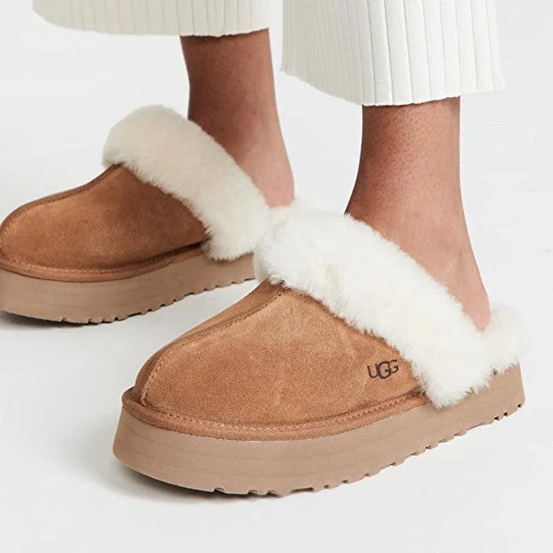 UGG Disquette Platform Slipper - Chestnut