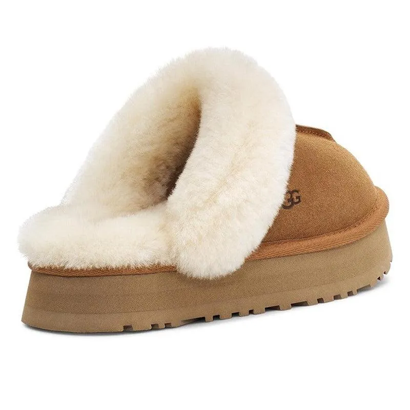 UGG Disquette Platform Slipper - Chestnut