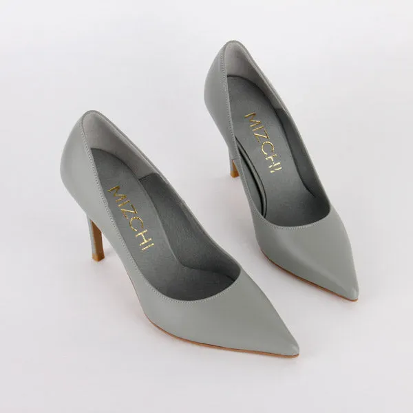 *UK size 13 - KAILANI - beige, 9cm heels