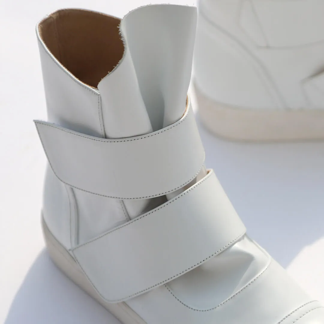 *UK size 2.5 - KANTA - white, 3cm heels