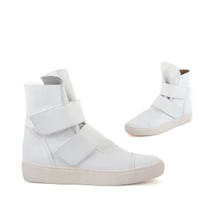 *UK size 2.5 - KANTA - white, 3cm heels