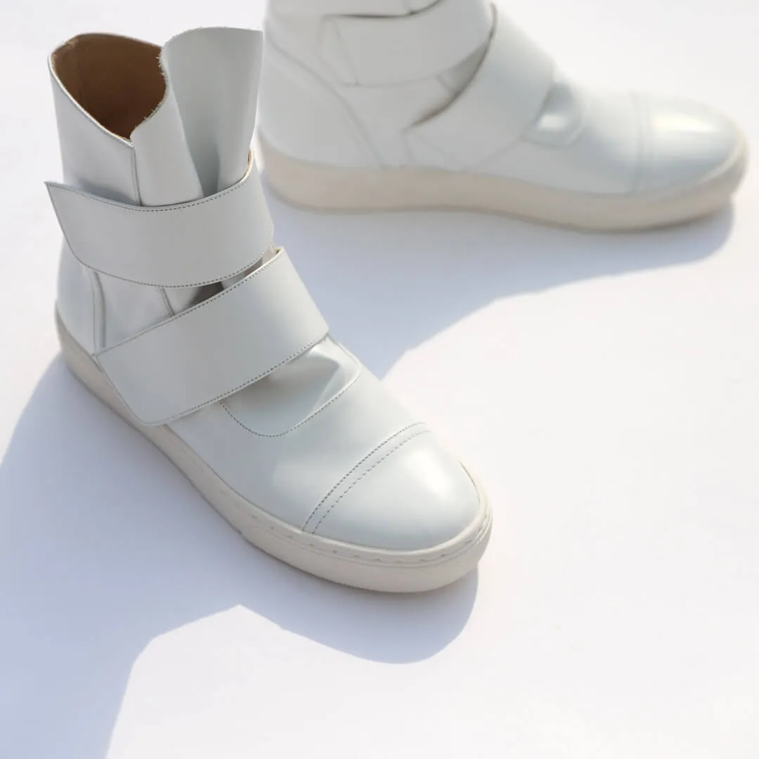 *UK size 2.5 - KANTA - white, 3cm heels
