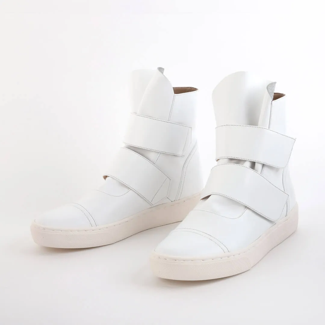 *UK size 2.5 - KANTA - white, 3cm heels