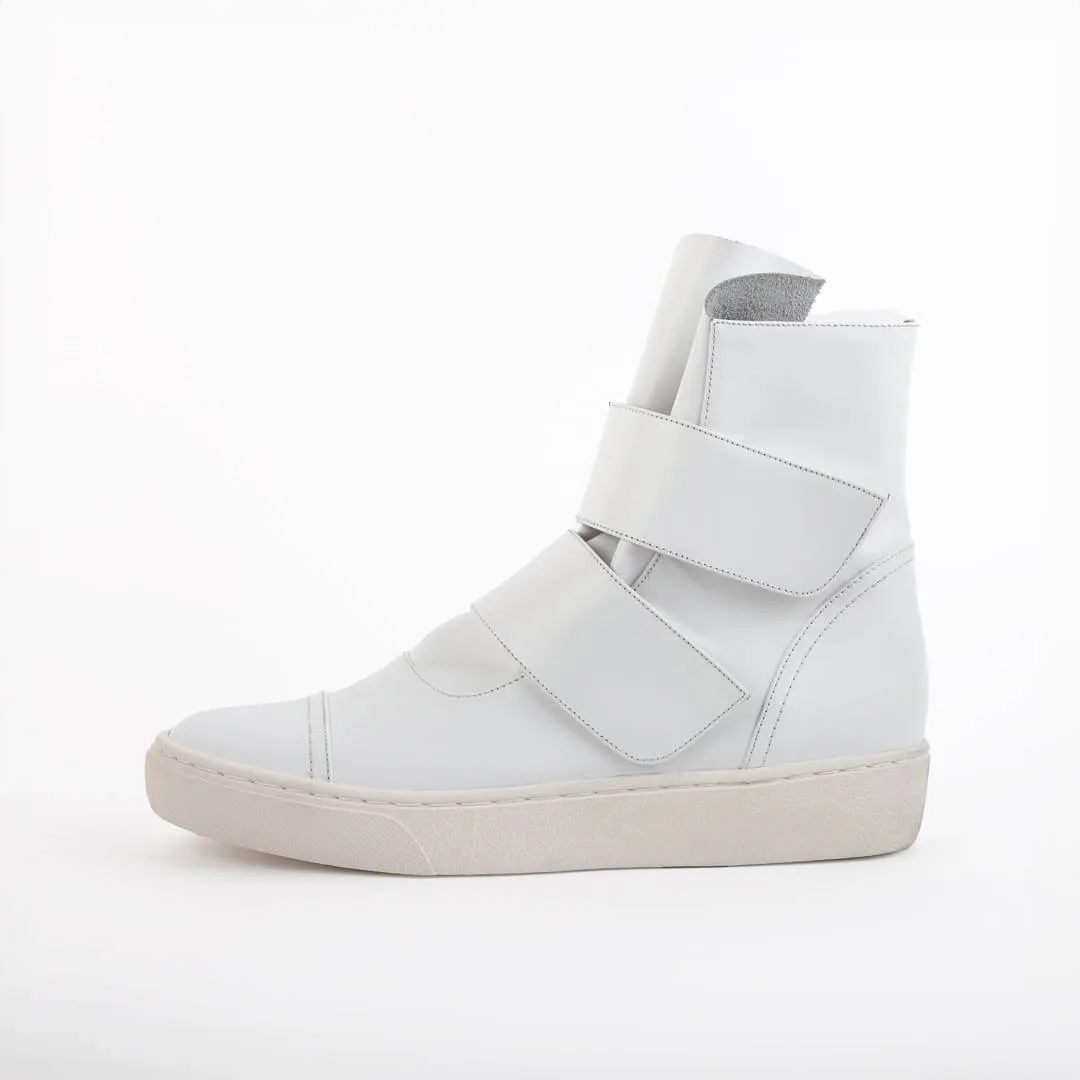*UK size 2.5 - KANTA - white, 3cm heels