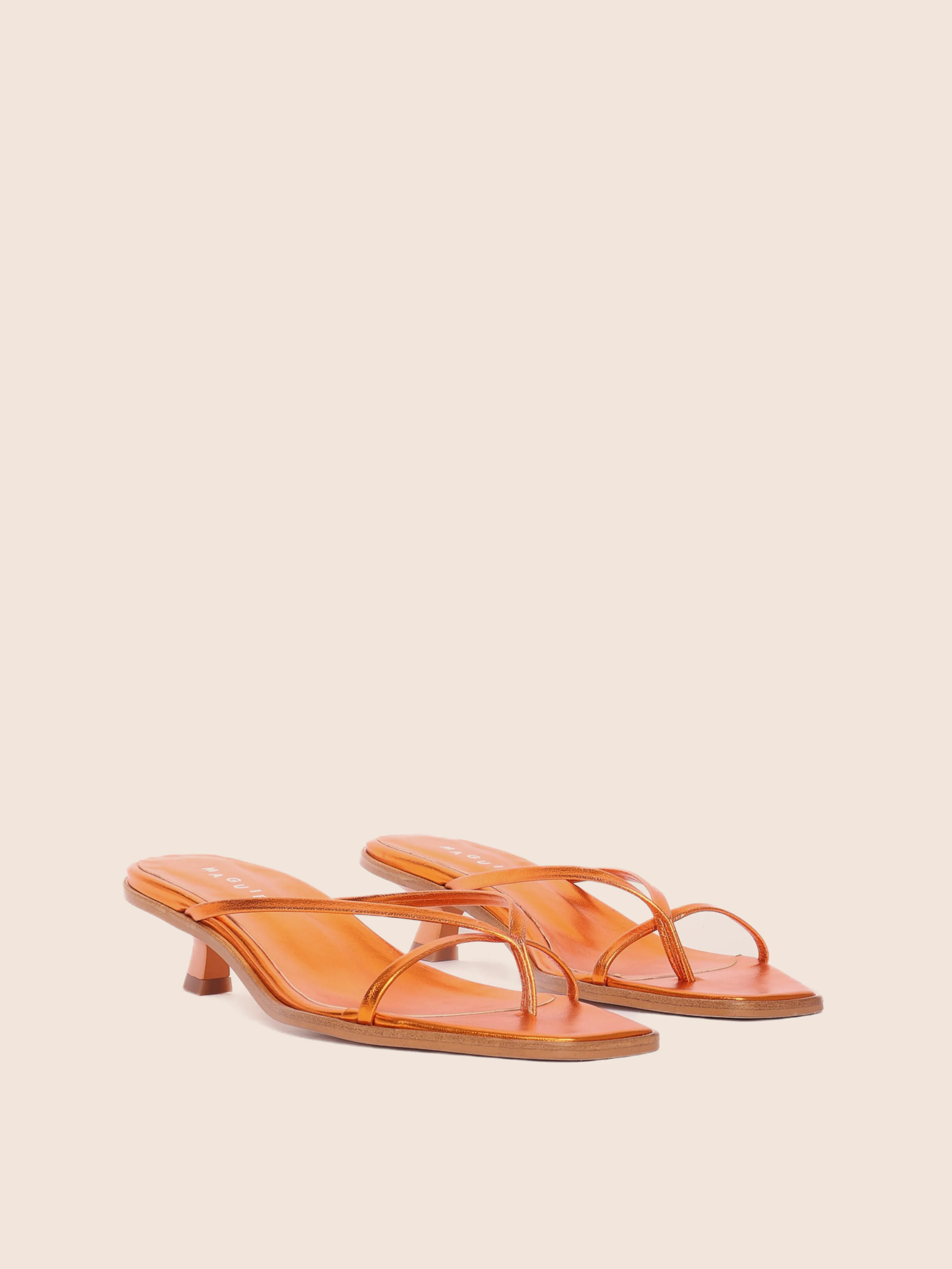 Ulla Orange Sandal