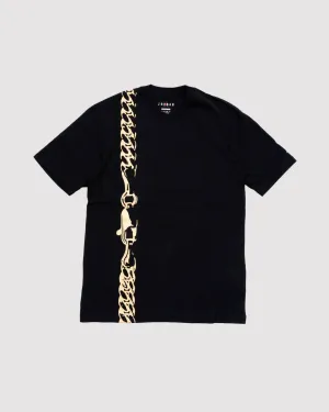 W OVERSIZED GRAPHIC T-SHIRT BLACK