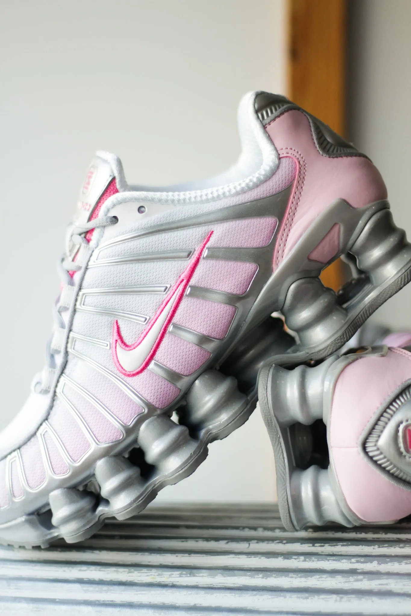 W SHOX TL PLATINUM/PINKSICLE