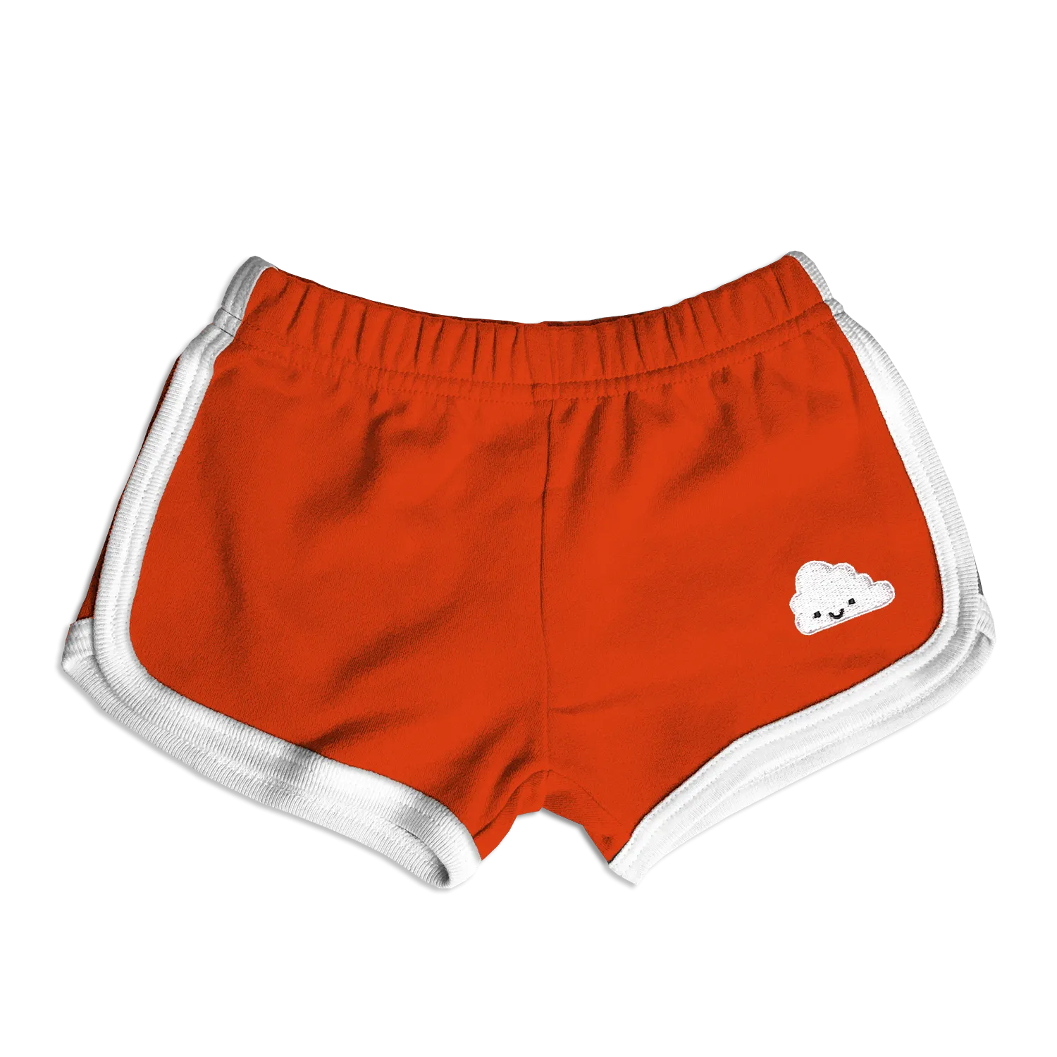 Whistle & Flute Kawaii Cloud Running Shorts - Watermelon