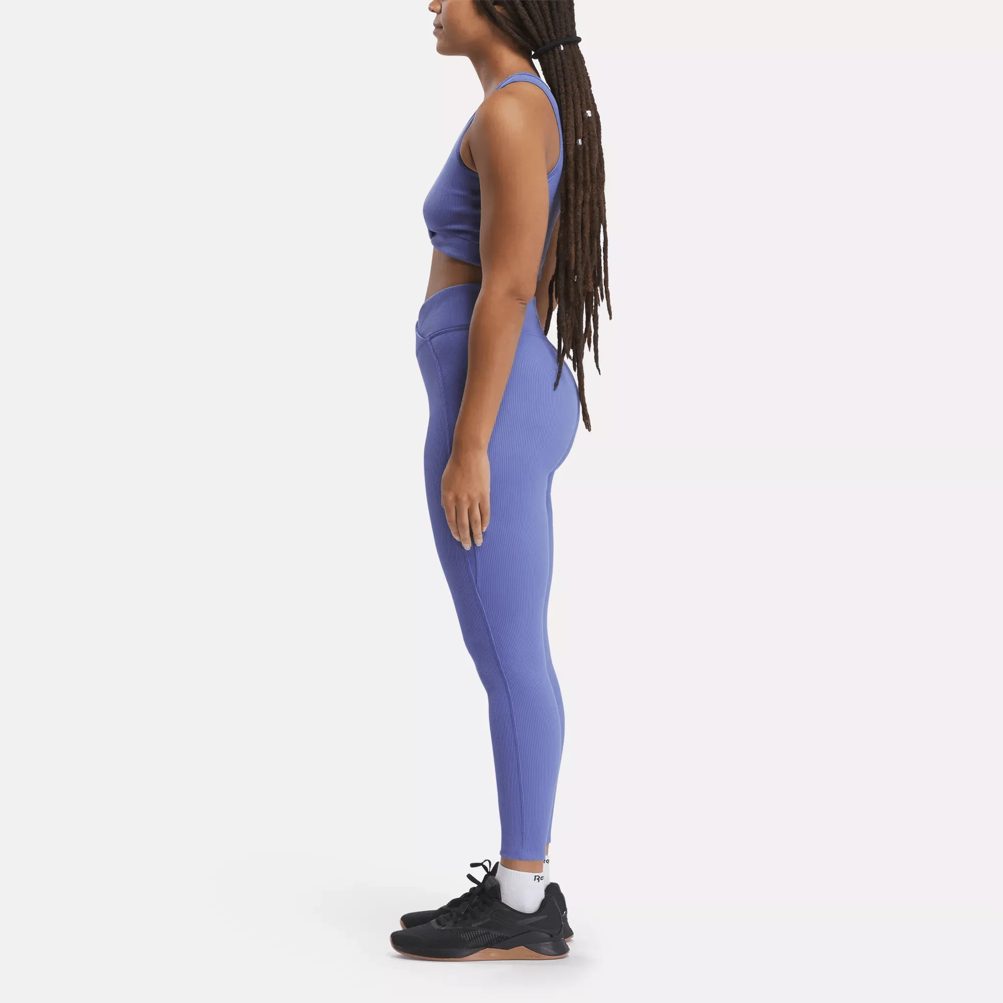 Women's Studio Ribbed High-Rise Leggings