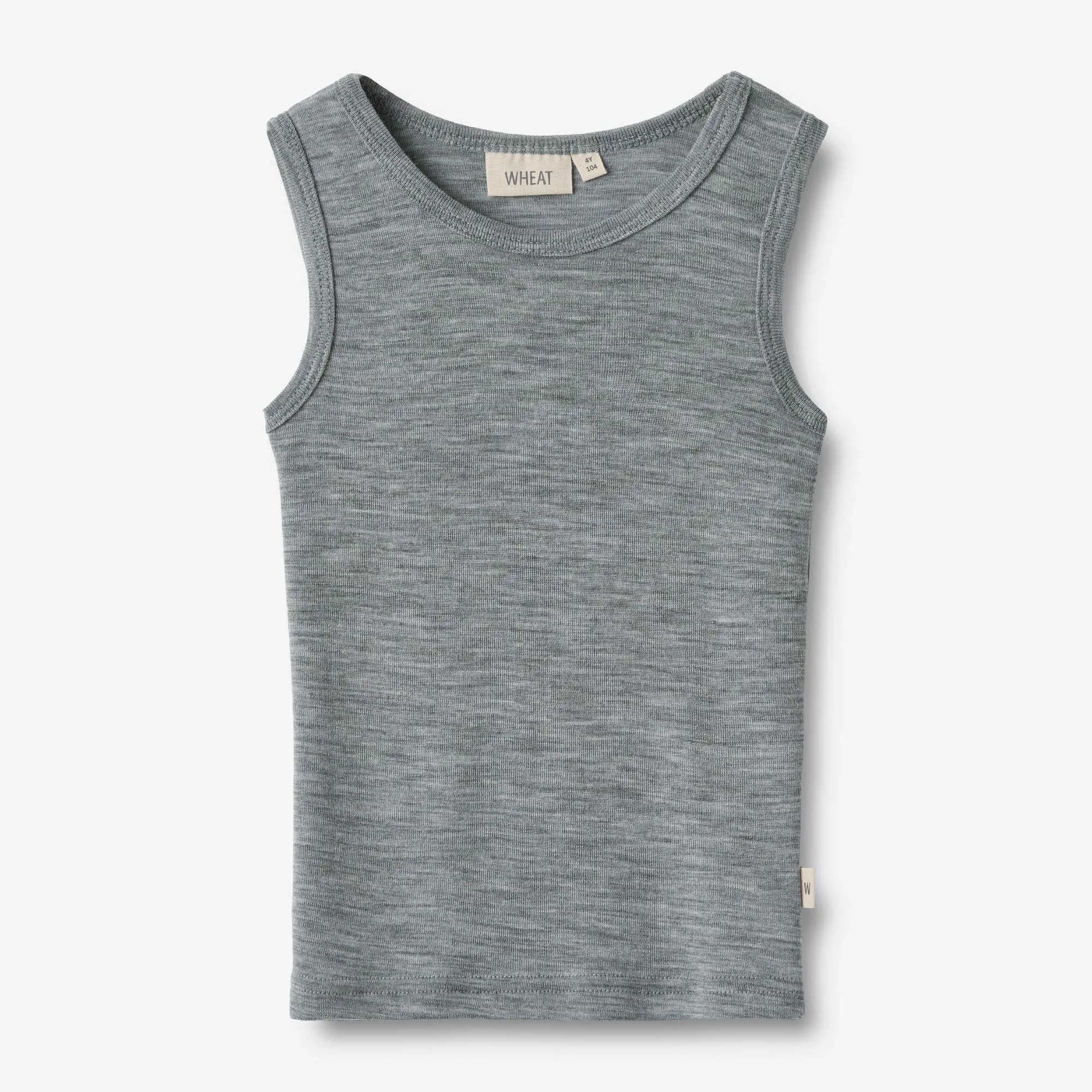 Wool Singlet Iggy - melange grey