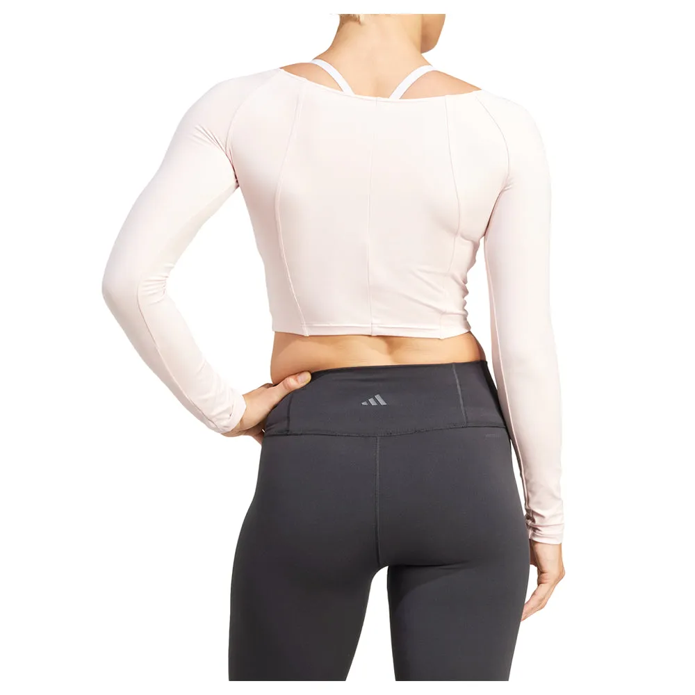 Yoga Boat Neck Long Sleeve T-Shirt