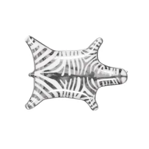 Zebra Stacking Dish Silver